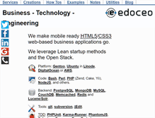 Tablet Screenshot of edoceo.com